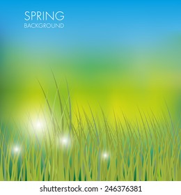 Abstract spring background with place for your text.