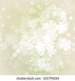 Abstract spring background, vector illustration