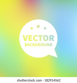 Abstract spring colorful blur vector background. isolated. layered.