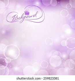 Abstract spring fairy background