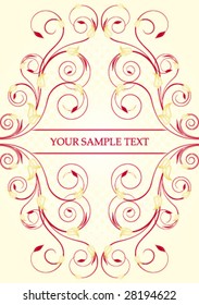 abstract spring floral background
