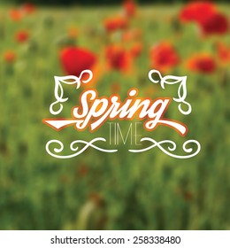 Abstract spring floral background light colors