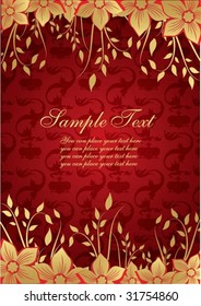 abstract spring floral background with space for your text