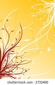 abstract spring floral decorative background vector illustration