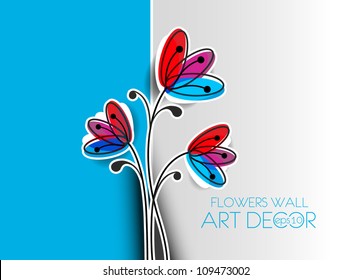 abstract spring flower pattern background.