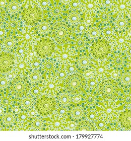 Abstract spring pattern