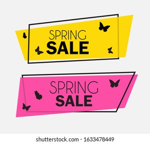 Abstract Spring Sale Background Template. Vector Illustration EPS10
