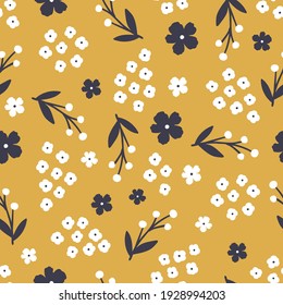 Abstract spring seamless pattern, digital repeating background for fabric, textile, scrapbook paper, wallpaper, surface design, wrapping paper
