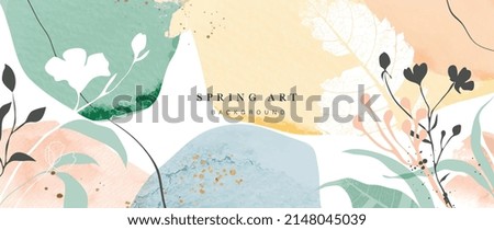 Image, Stock Photo Flowers for the artist