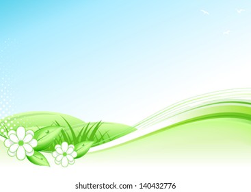Abstract Spring and Summer Background
