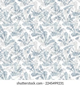 Abstract spring and summer geometric seamless pattern for new green background.
Rustic sea green mottled linen woven texture. Seamless printed fabric pattern for tropical coastal style. 