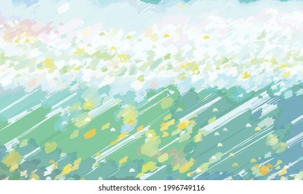 Abstract Spring watercolor background texture