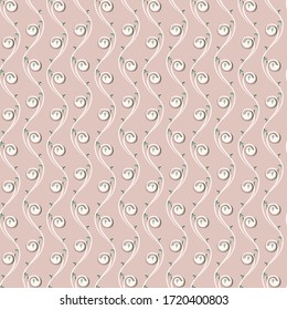 Abstract sprouts. This pattern is suitable for fabrics, t-shirts, gift wrapping, postcards and other printing surfaces.