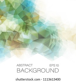 Abstract square 2D geometric colorful background for your design