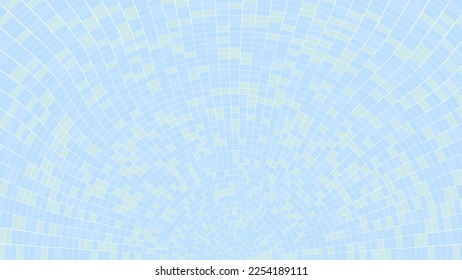 abstract square arch blue background