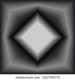 Abstract Square Art Design Background, The Black Hole