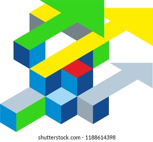 abstract square backgroud design