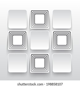 Abstract square background