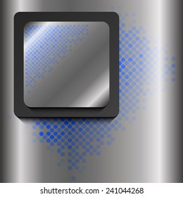 The abstract square background 