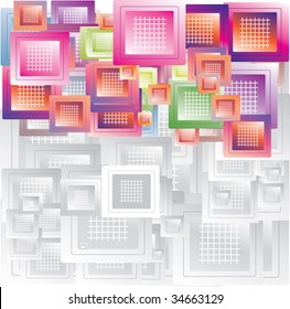 Abstract square   background