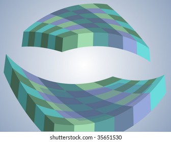 Abstract Square Background