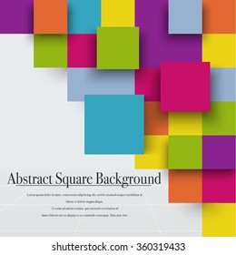 Abstract square background