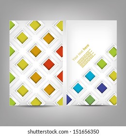 abstract square background for brochure
