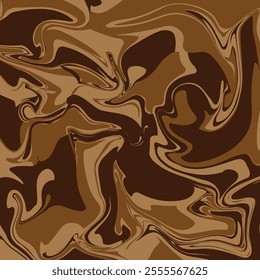Abstract Square background with colorful waves. Liquid Trendy vector illustration in style retro 60s, 70s.