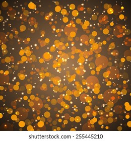 abstract square background with different circles