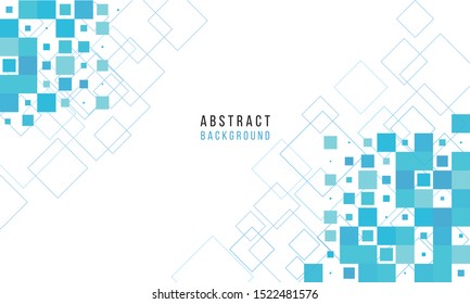 abstract square background, abstract geometric shape background, abstract blue background