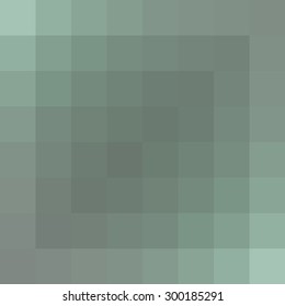 Abstract square background with green color tone, vector illustration