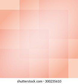 Abstract square background with orange color tone, vector illustration