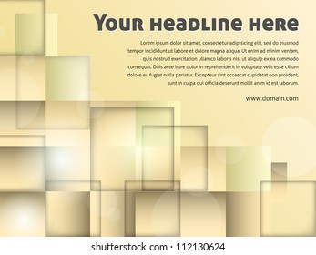 Abstract square background - place for your text