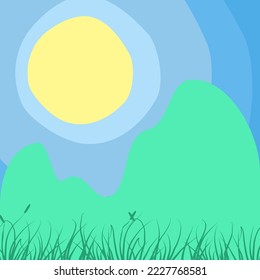 Abstract square background suitable for social media posts, banners design and web or internet ads.