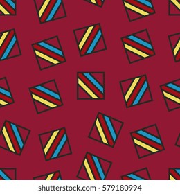 Abstract square background textile