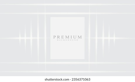 Abstract square background, white color and light effect.
