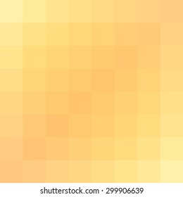 Abstract square background with yellow color tone, vector illustration