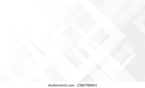 Abstract square background.Abstract banner web white and gray geometric hexagon overlapping technology corporate design background.