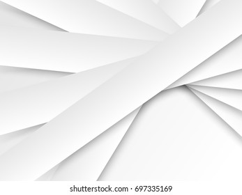 abstract square blank paper white and gray tone vector background, rectangle overlapping with shadow modern concept, space for text or message web and book design