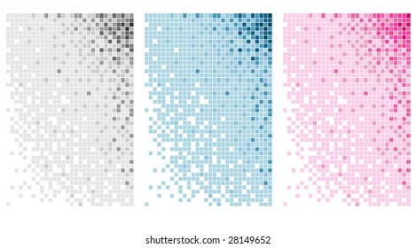 Abstract square block  background