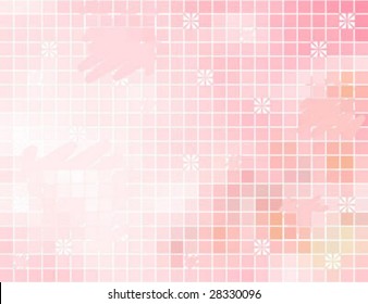 Abstract square block mosaic background, vector illustration