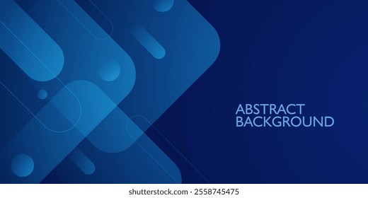 Abstract square blue overlap geometric background. Cool pattern with simple style background. Eps10 vector