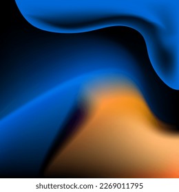 ABSTRACT SQUARE BLURRED BACKGROUND ELEGANT GRADIENT MESH BLUE DARK COLOR DESIGN VECTOR TEMPLATE GOOD FOR MODERN WEBSITE, WALLPAPER, COVER DESIGN 