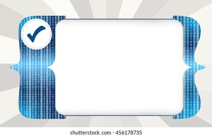 Abstract square brackets for entering text and check box