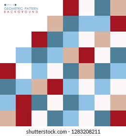 Abstract of square business pattern geometric background of business tone. Vector eps10