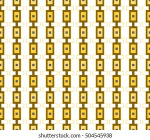 Abstract square chinese style design on white background pattern seamless backdrop wallpaper, Vector image