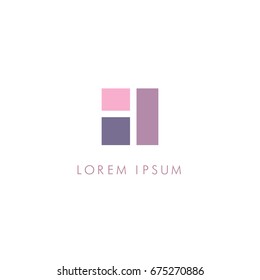 Abstract Square Color Corporate Logo