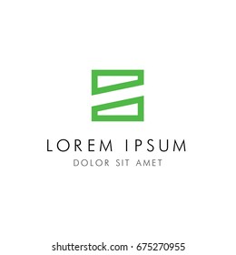 Abstract square color corporate logo