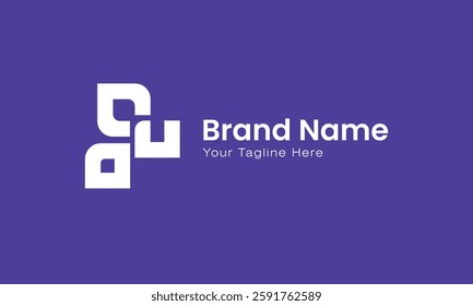 Abstract square combinations logo design vector