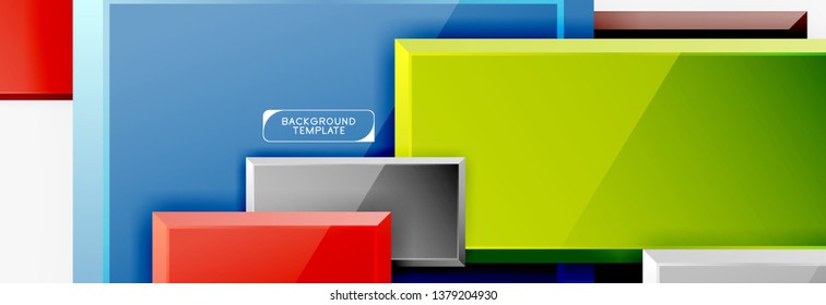 Composición cuadrada abstracta para fondo, pancarta o logotipo. Vector